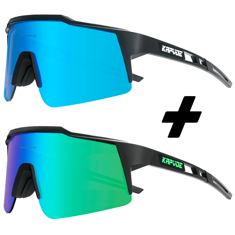 Óculos De Ciclismo Polarizado PolarVision - COMPRE 1 LEVE 2
