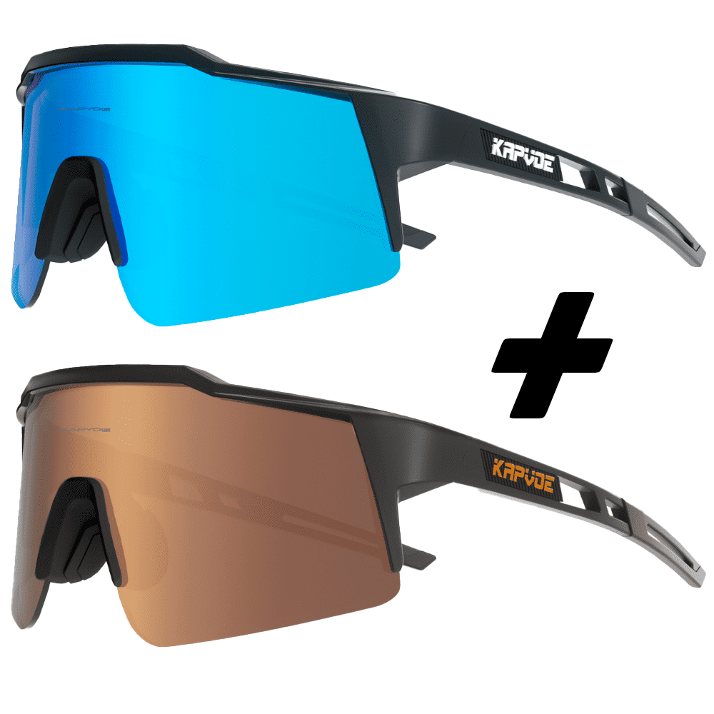 Óculos De Ciclismo Polarizado PolarVision - COMPRE 1 LEVE 2