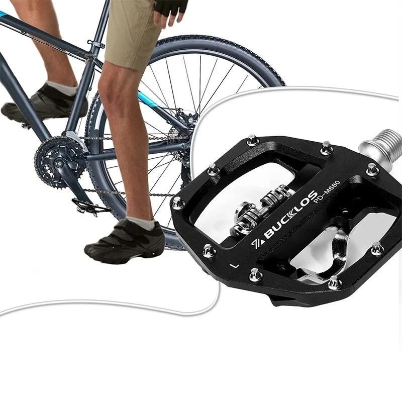 Pedal de Bicicleta em Aço Inox - MTB/Speed - BUCKLOS | Preto