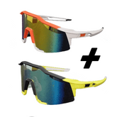 Óculos De Ciclismo com Lente Proteção BikeForce - COMPRE 1 LEVE 2
