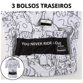 Camisa De Ciclismo Feminina KEMALOCE