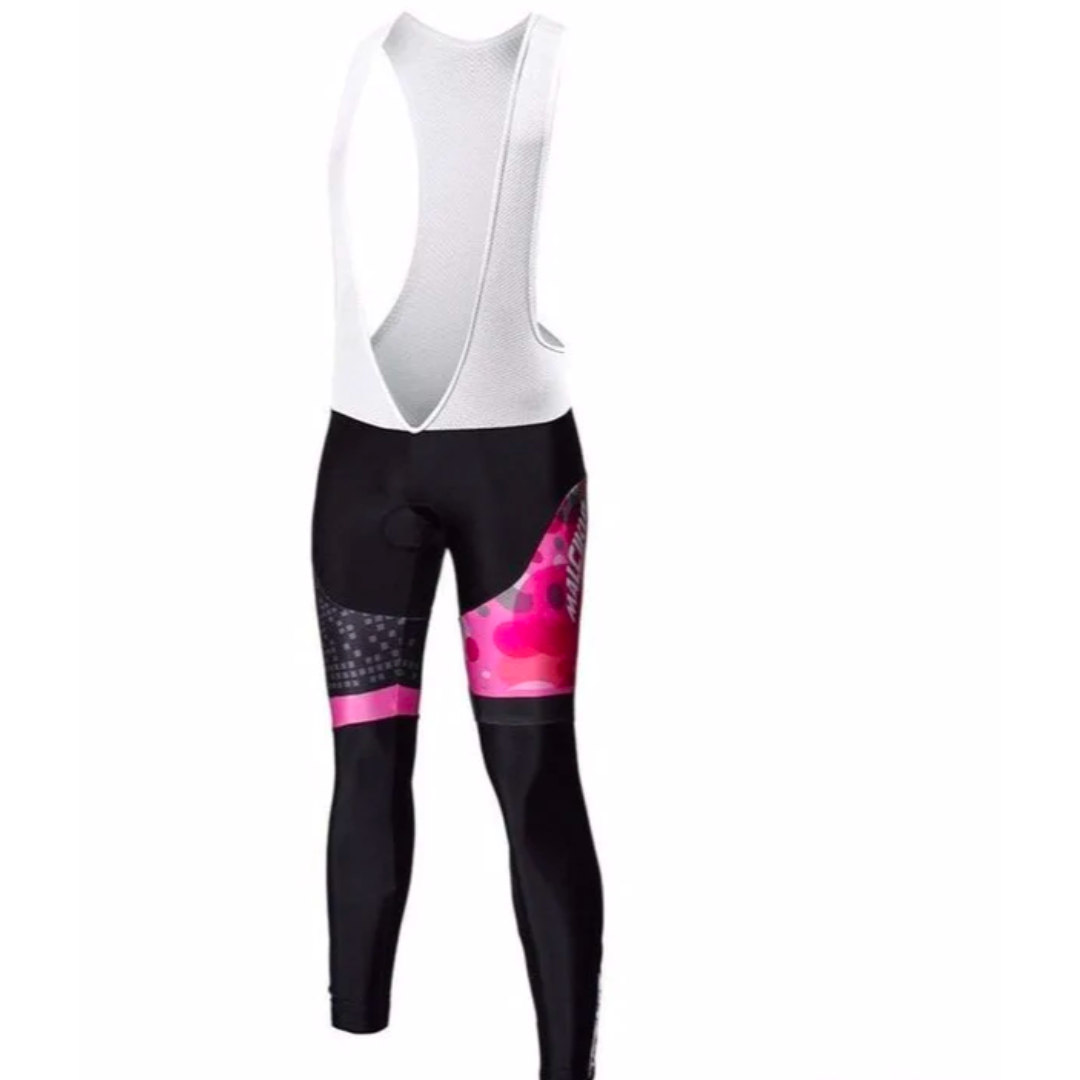 Calça Bretelle de Ciclismo Feminina com Gel