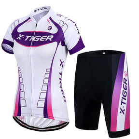 Conjunto De Ciclismo Feminino X-Tiger