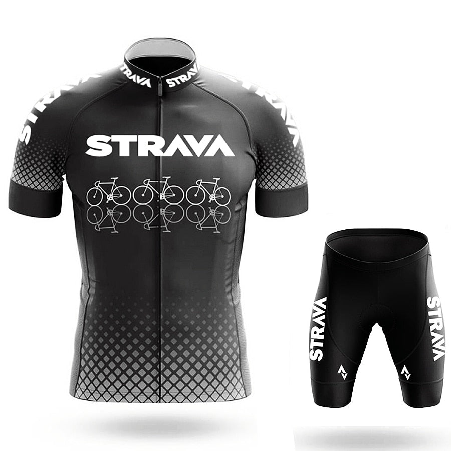 Conjunto De Ciclismo Masculino Strava Minimal Authentic