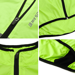 Colete Corta Vento De Ciclismo Neonsafe